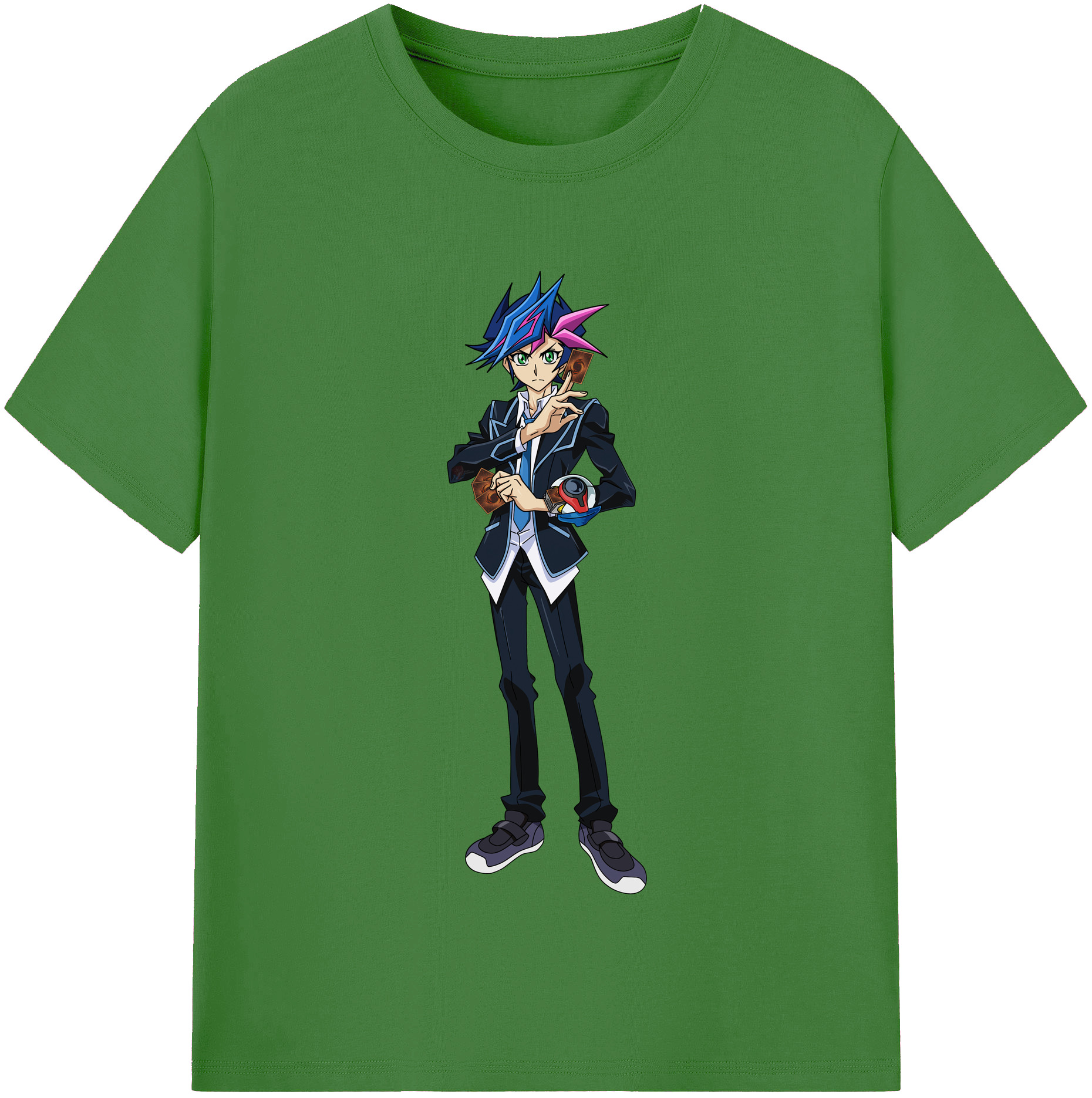 （画像用） 遊☆戯☆王 Yu-Gi-Oh! レディースカジュアルプリントTシャツ（綿100％）